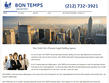 Tablet Screenshot of bontempsny.com